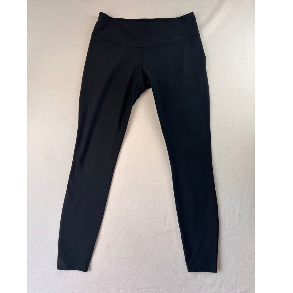 Nike Dri-FIT Women's Medium Black Leggings High Rise Running Gym Athletic